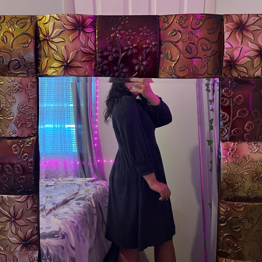 grey dress!!